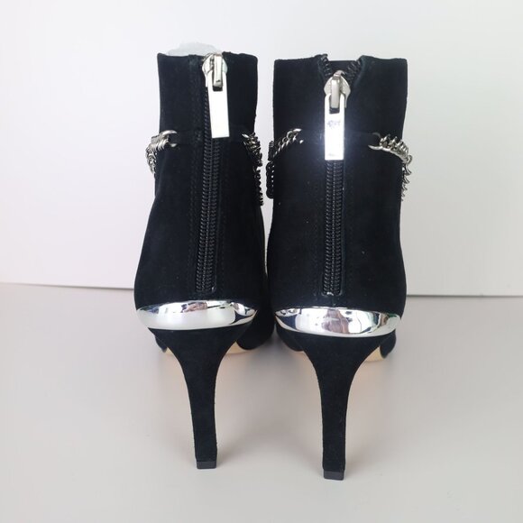 BCBGeneration Womens Midlan Suede Zipper Ankle Boots Black 10 Medium (B M)- 0054 - Picture 11 of 16